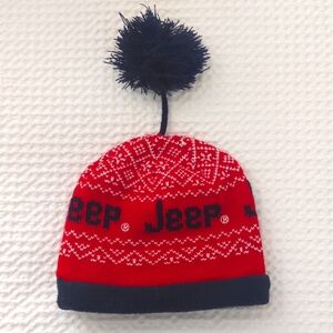 Jeep Winter Knit Hat / Beanie Vintage